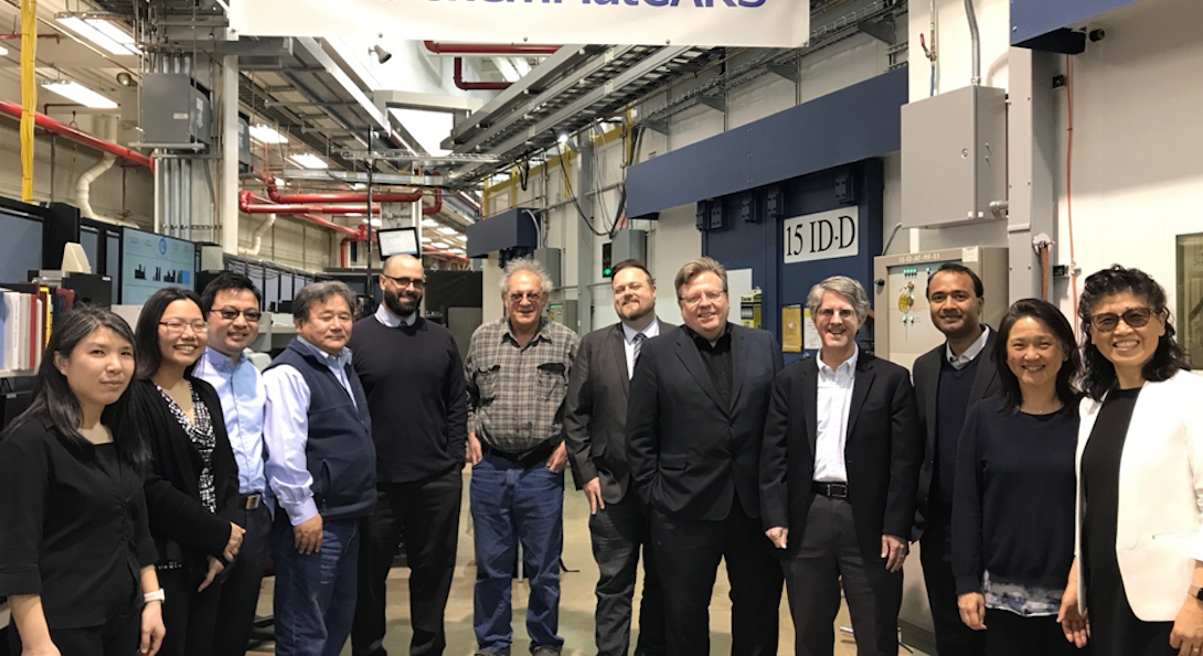 A diverse group of scientists in the NSF ChemMatCARS lab